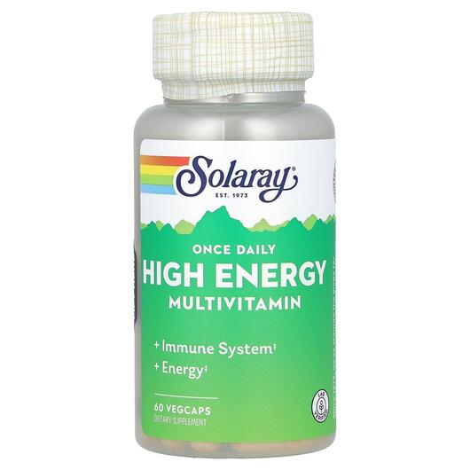 Основне фото товара Once Daily High Energy Multivitamin, Мультивітаміни, 60 капсул