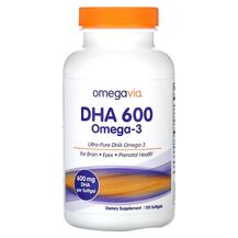 ДГК DHA 600 OmegaVia 120 капсул ДГК DHA 600 OmegaVia 120 капсул