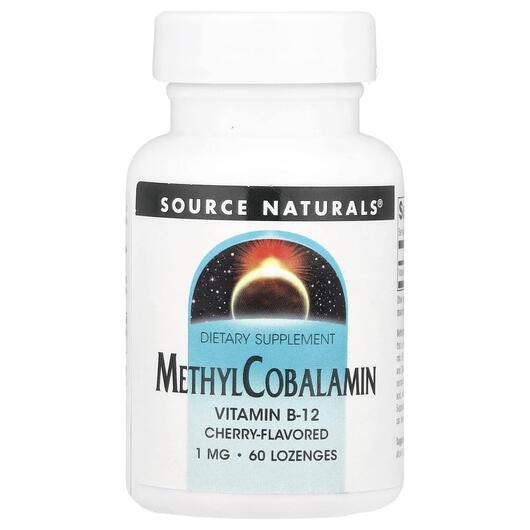 Основне фото товара MethylCobalamin Cherry 1 mg, Метилкобаламін B12, 60 таблеток