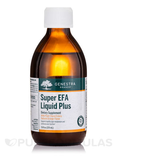 Основне фото товара Genestra, Super EFA Liquid Plus Orange, Омега 3 6 9, 225 мл