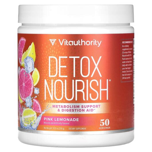Основне фото товара Weight Loss Detox Nourish Lemonade, Система схуднення, 310 г