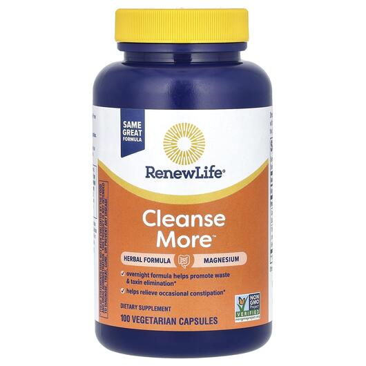 Основне фото товара Renew Life, CleanseMore, Детокс и Очістка, 100 капсул