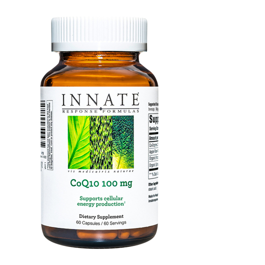 Основне фото товара Innate Response Formulas, CoQ10 100 mg, Коензим CoQ10, 60 капсул