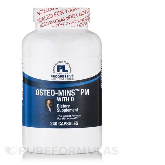 Основне фото товара Osteo-Mins PM with D, Підтримка суглобів, 240 капсул