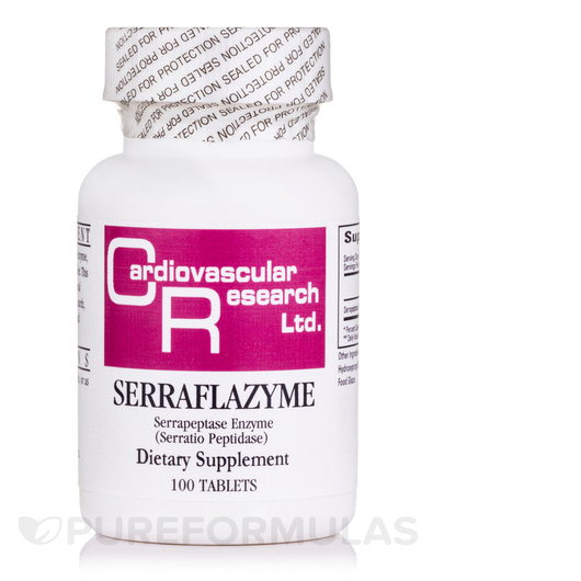 Основне фото товара Ecological Formulas, Serraflazyme, Ферменти, 100 таблеток