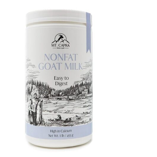 Основне фото товара Mt. Capra, Non-Fat Goat Milk Powder, Козяче молоко, 453 г