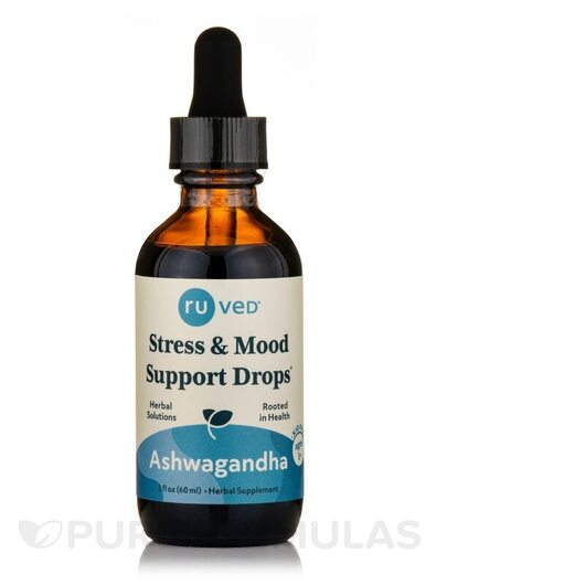 Основне фото товара Ruved, Ashwagandha Drops Stress & Mood Support, Ашваганда, 60