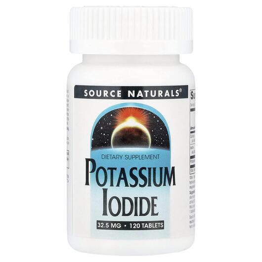 Основне фото товара Potassium Iodide 32.5 mg 120, Йодид калію 325 мг, 120 таблеток