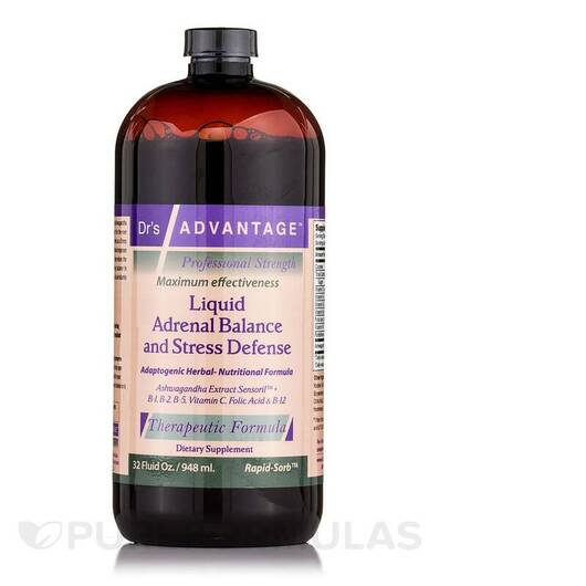 Основне фото товара Liquid Adrenal Balance & Stress Defense, Підтримка наднирникі
