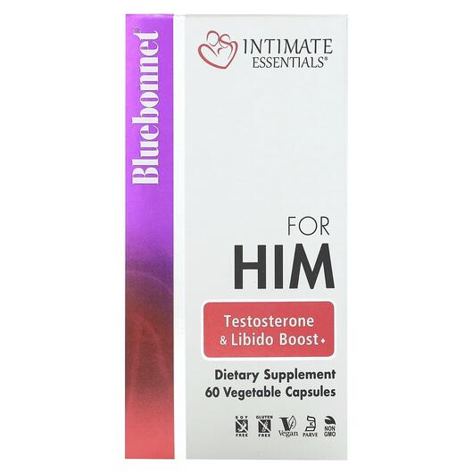 Основне фото товара Intimate Essentials For Him Testosterone, Підтримка Лібідо, 60 ка