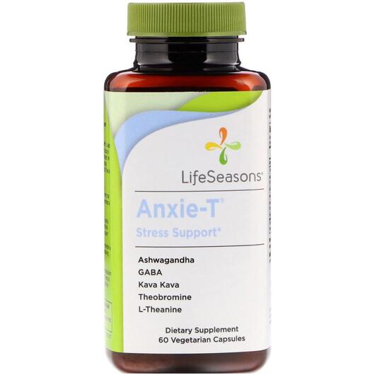 Основне фото товара LifeSeasons, Anxie-T Stress, Заспокійлива формула, 60 капсул