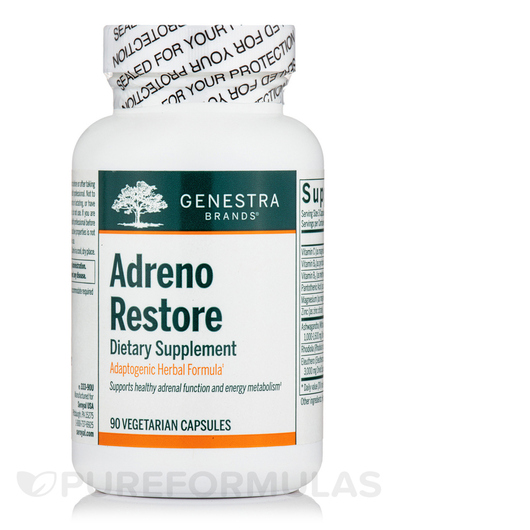 Основне фото товара Genestra, Adreno Restore, Підтримка наднирників, 90 капсул