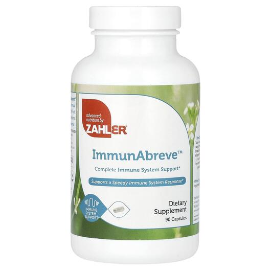 Основне фото товара ImmunAbreve Complete Immune System, Підтримка імунітету, 90 капсу
