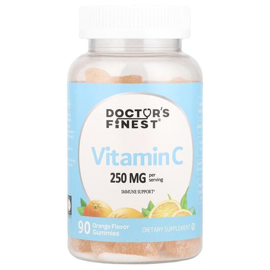 Основне фото товара Doctor's Finest, Vitamin C Orange 250 mg, Вітамін C, 90 табл