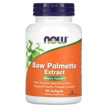 Со Пальметто Saw Palmetto Extract NOW 90 капсул