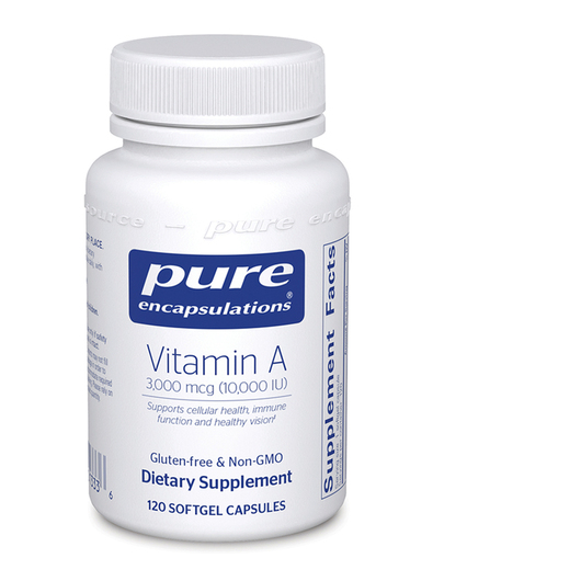 Основне фото товара Vitamin A 10000 IU, Вітамін А Ретінол, 120 капсул