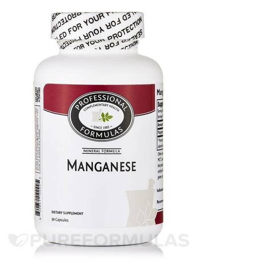 Основне фото товара Professional Formulas, Manganese, Марганець, 180 капсул