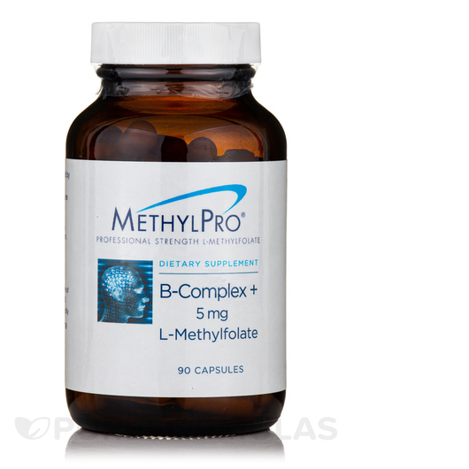 Основне фото товара MethylPro, B-Complex + 5 mg L-Methylfolate, B-комплекс, 90 капсул