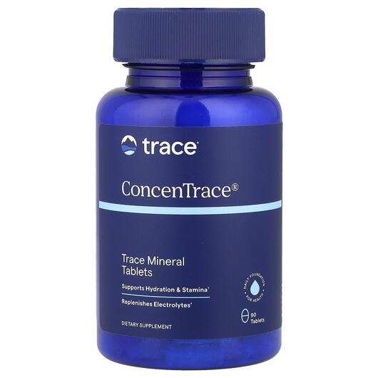 Основне фото товара ConcenTrace Trace Mineral Tablets, Мінеральні добавки, 90 таблето