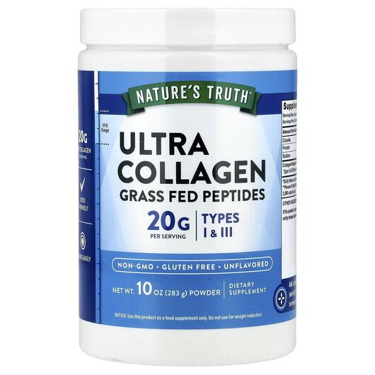 Основне фото товара Nature's Truth, Ultra Collagen Powder Unflavored, Колаген, 2