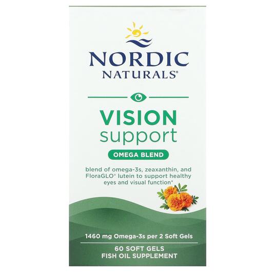 Основне фото товара Omega Vision 1000 mg, Підтримка здоров'я зору, 60 капсул