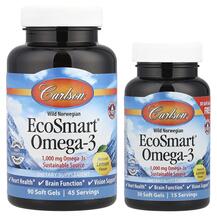 EcoSmart Omega-3 Рыбий жир Омега-3 1000 мг 90 +