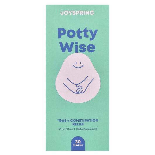 Основне фото товара Joy Spring, Pottywise, Підтримка травної системи, 30 мл