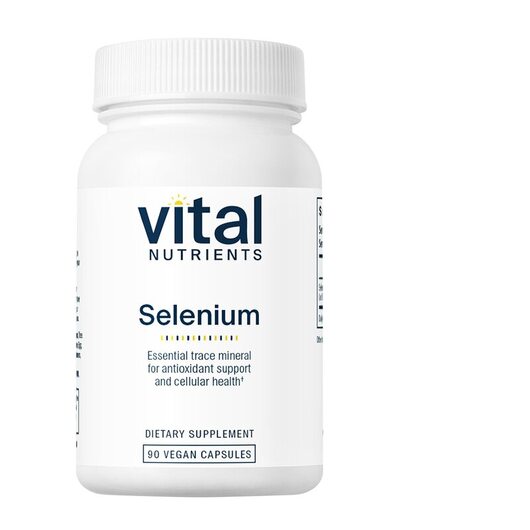 Основне фото товара Vital Nutrients, Selenium 200 mcg, Селен, 90 капсул