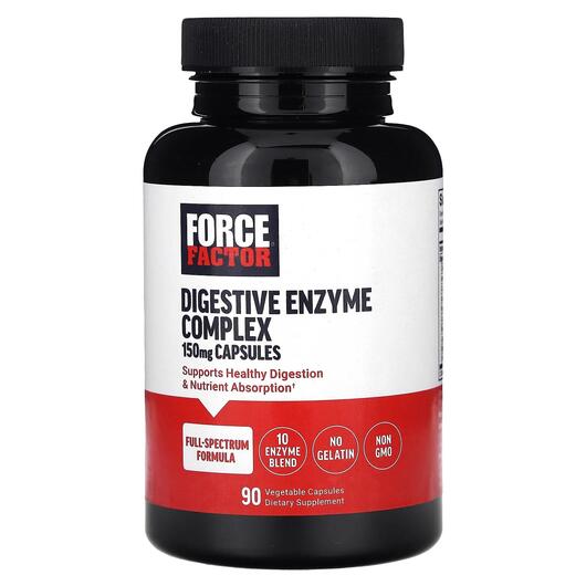 Основне фото товара Digestive Enzyme Complex 150 mg, Ферменти, 90 капсул