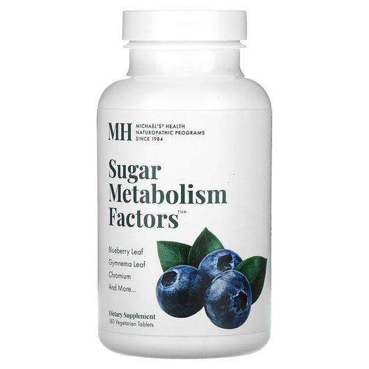 Основне фото товара MH, Sugar Metabolism Factors, Підтримка рівня цукру, 180 таблеток