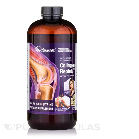 Основне фото товара NuMedica, Collagen Replete, Колаген, 473 мл