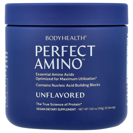 Основне фото товара BodyHealth, Perfect Amino Unflavored, Амінокислоти, 159 г