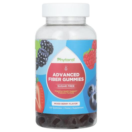 Основне фото товара Advanced Fiber Gummies Mixed Berry, Цукерки з клітковиною, 120 та