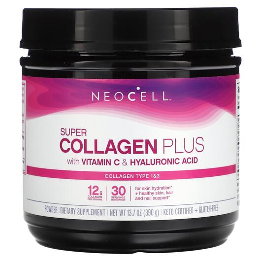 Основне фото товара Super Collagen Plus with Vitamin C & Hyaluronic Acid, Колаген