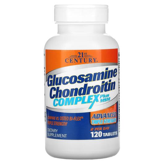 Основне фото товара Glucosamine Chondroitin Complex, Глюкозамін Хондроітин, 120 табле