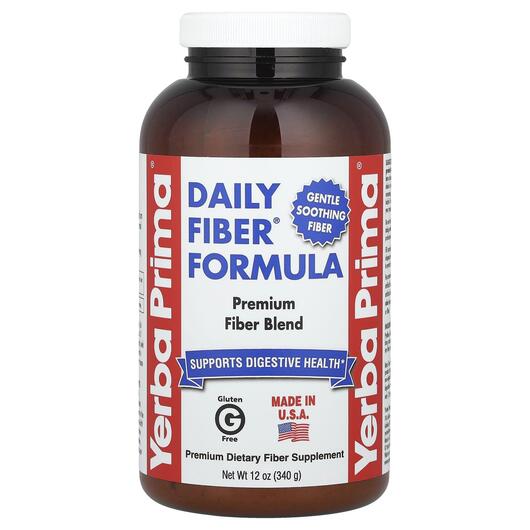 Основне фото товара Yerba Prima, Daily Fiber Formula, Клітковина, 340 г
