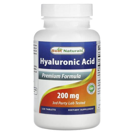 Основне фото товара Hyaluronic Acid 200 mg, Гіалуронова кислота, 120 таблеток