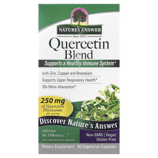 Основне фото товара Quercetin Blend 250 mg, Кверцетин Бленд 250 мг, 60 капсул
