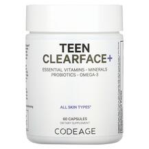 Шкіра нігті волосся Teen Clearface Vitamins All Skin