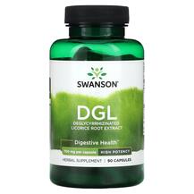 Лакриця DGL High Potency 700 mg Swanson 90 капсул