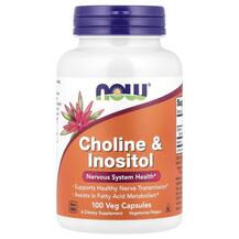 Choline & Inositol Холин и Инозитол 500 мг NOW Choline & Inositol Холин и Инозитол 500 мг NOW