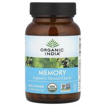 Підтримка мозку Memory Organic India 90 капсул
