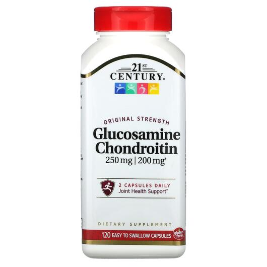 Основне фото товара Glucosamine Chondroitin 250 /, Глюкозамін та Хондроітин, 120 капс