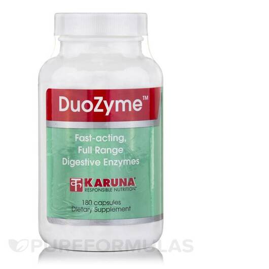 Основне фото товара Karuna Health, DuoZyme, Ферменти, 180 капсул