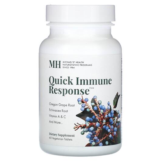Основне фото товара MH, Quick Immune Response, Підтримка імунітету, 60 таблеток