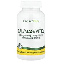 Cal Mag D3 K2 Кальций Магний D3 K2 Natures Plus