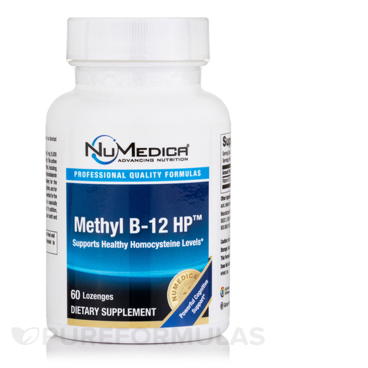 Основне фото товара NuMedica, Methyl B-12 HP, Вітамін B12 Кобаламін, 60 таблеток