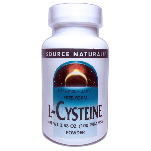 Основне фото товара Source Naturals, L-Cysteine, L-Цистеїн, 100 г