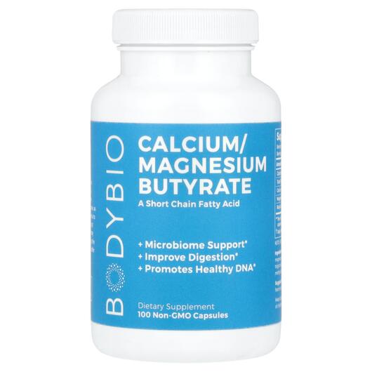 Основне фото товара Calcium/Magnesium Butyrate, Бутират кальцію магнію, 100 капсул