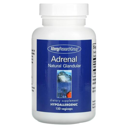 Основне фото товара Adrenal Natural Glandular, Підтримка наднирників, 150 капсул
